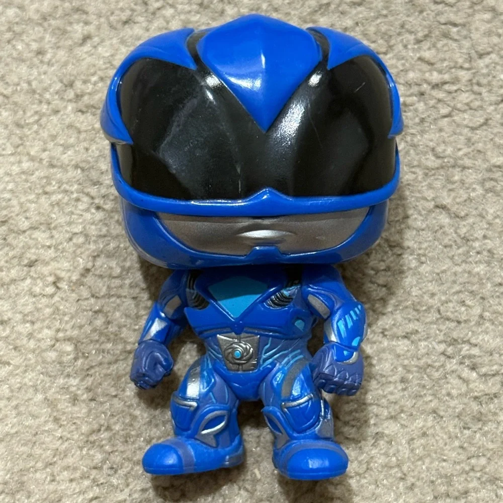 Funko Pop #399 Movies! 2017 Blue Ranger from Power Rangers! No box. GUC